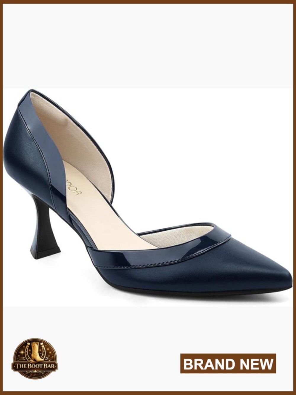 Women's Pumps Low Heel Pointed Toe Comfortable Dress Shoes Work Wedding